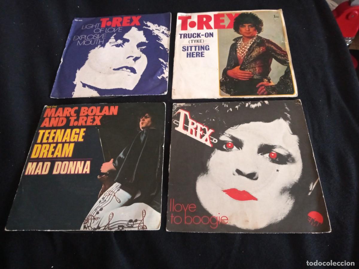 Discos de vinilo: T.REX - Lote de 4 Singles. - Foto 1