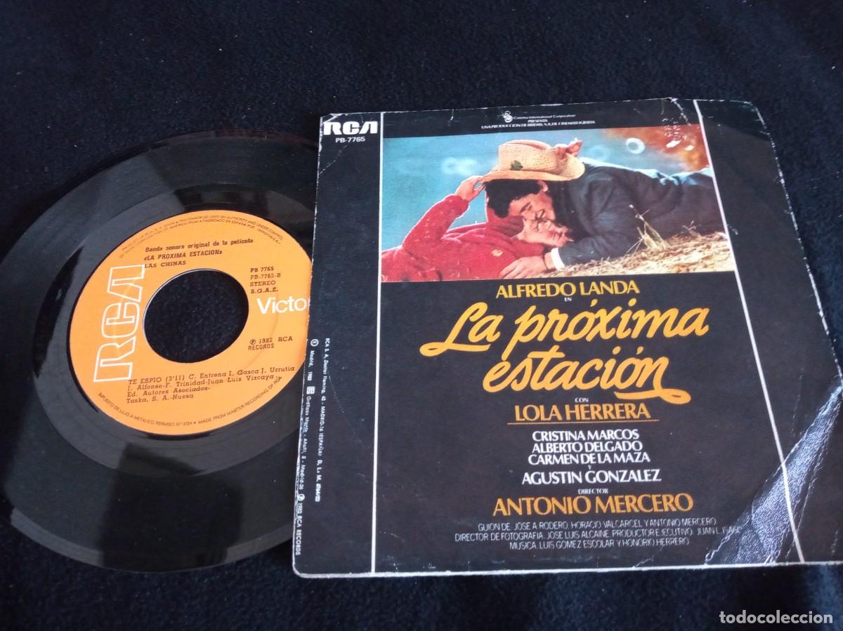 Discos de vinilo: B.S.O. La pr&oacute;xima estaci&oacute;n - Las Chinas - Single. - Foto 2