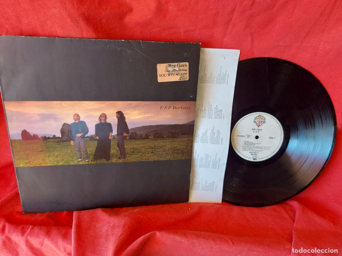 Discos de vinilo: LP BEE GEES E-S-P 1987 ( PEDIDOS MINIMOS 10 &euro; ) CAJA N.&ordm; 2 - LP