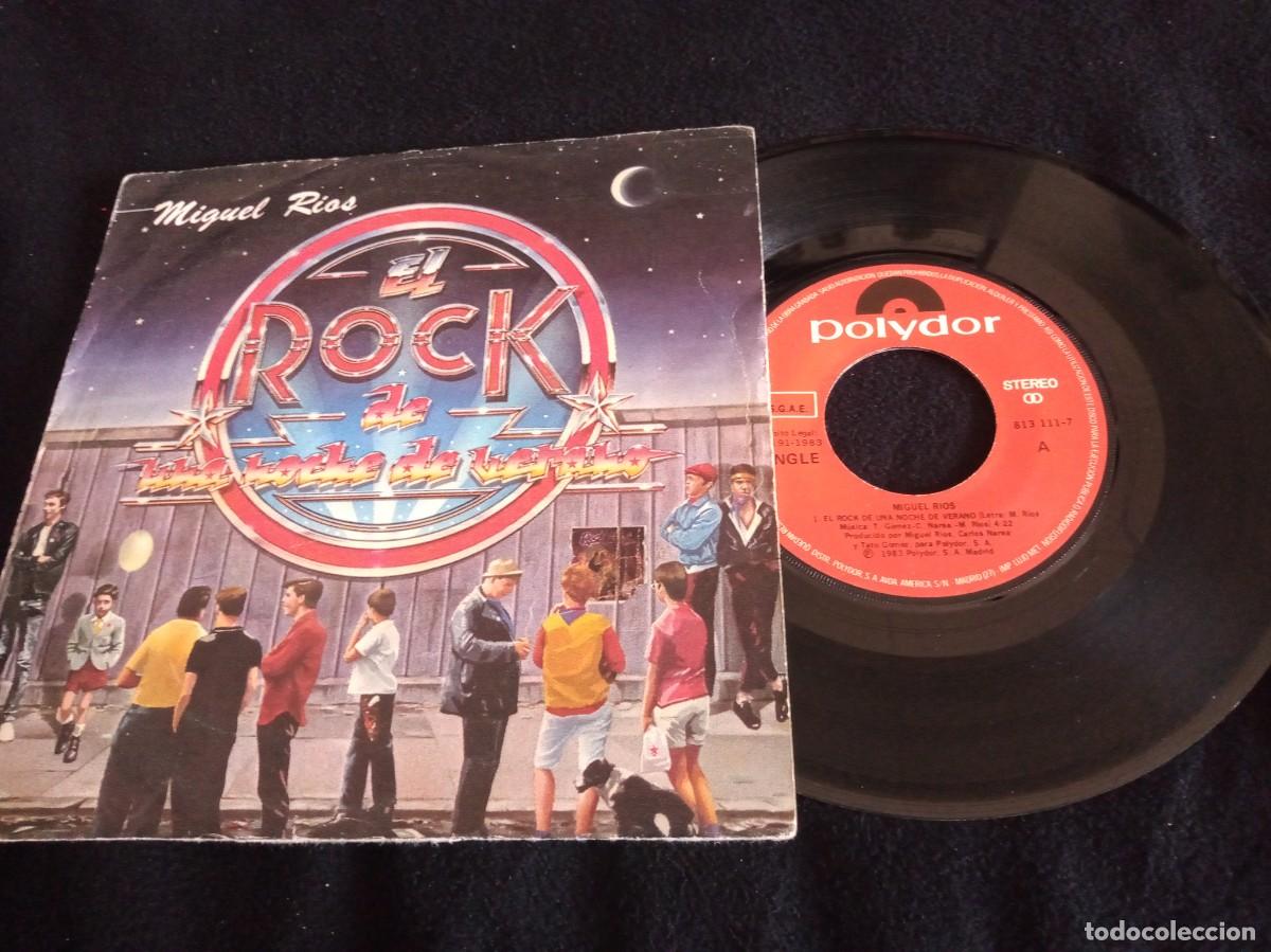Discos de vinilo: Miguel Rios - El Rock de una noche de verano - Single.