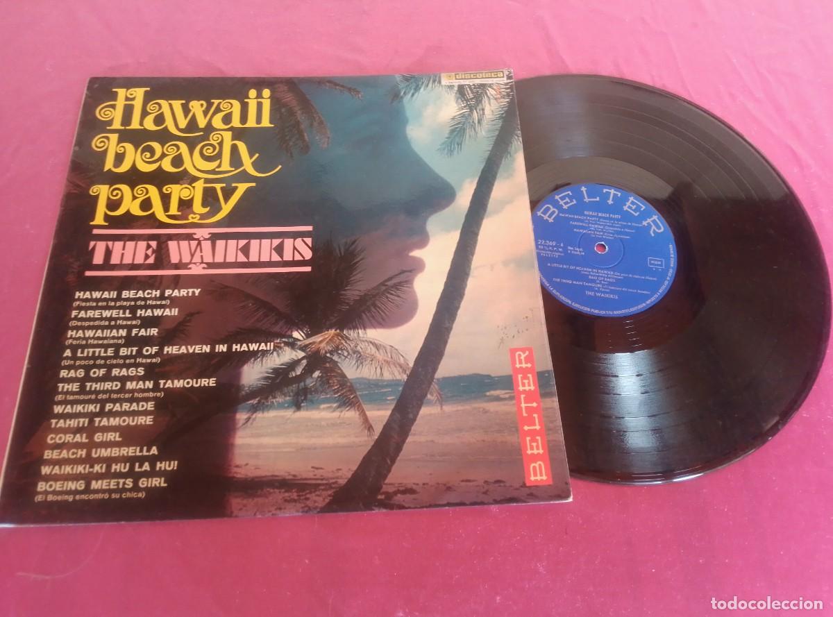 Discos de vinilo: HAWAII BEACH PARTY THE WAIKIKIS 1969 LP L31 3