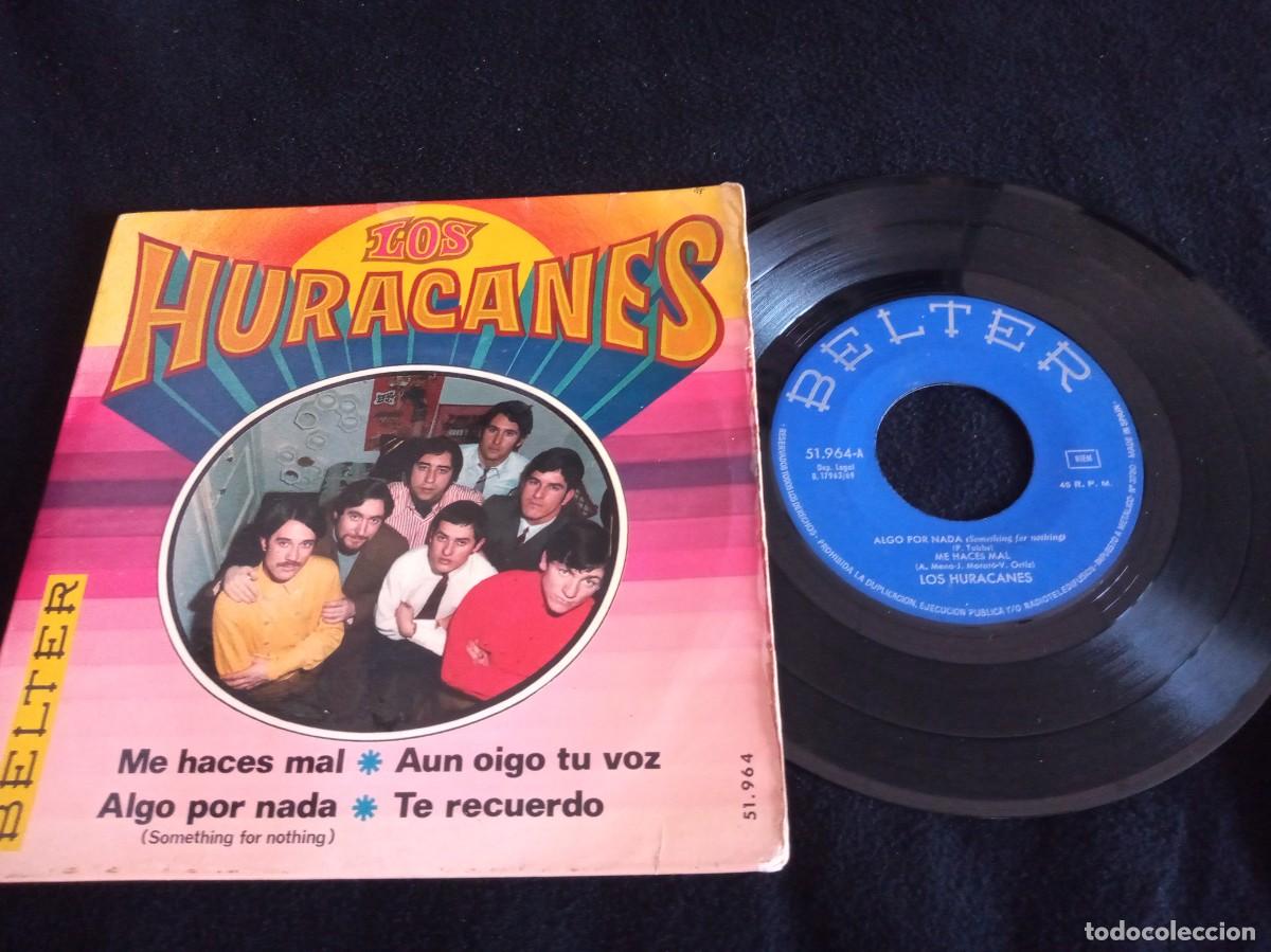Discos de vinilo: LOS HURACANES - EP - ALGO POR NADA.