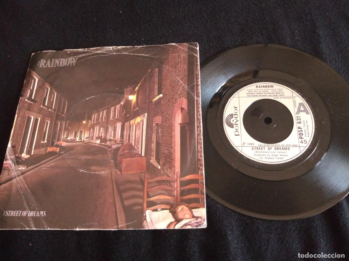 Discos de vinilo: RAINBOW - Street of dreams - Single - Heavy Metal