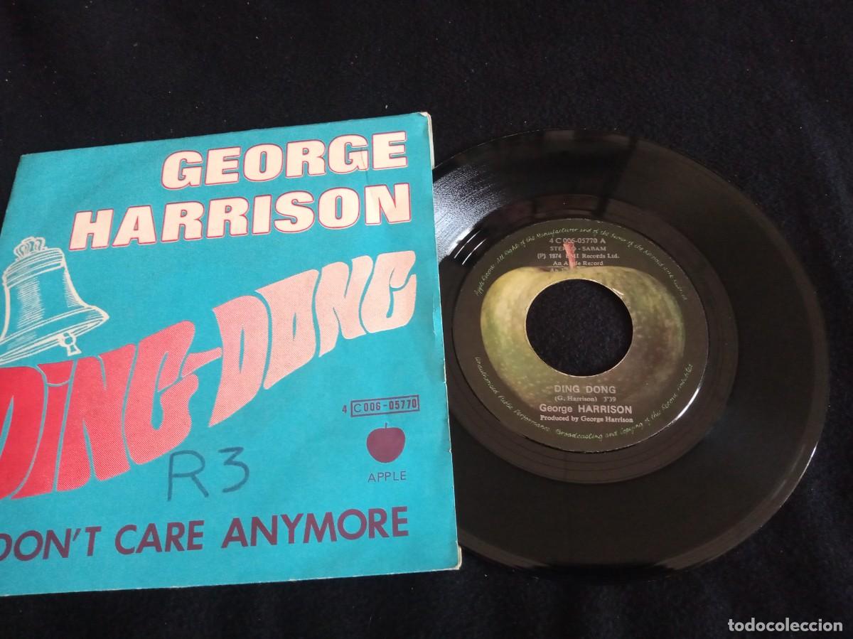 Discos de vinilo: GEORGE HARRISON - Ding Dong - Single - The Beatles.