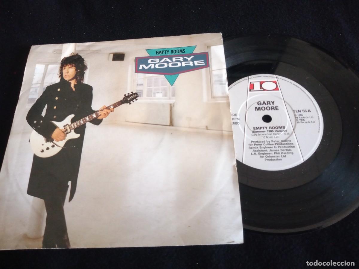 Discos de vinilo: GARY MOORE - EMPTY ROOMS - SINGLE - Foto 1