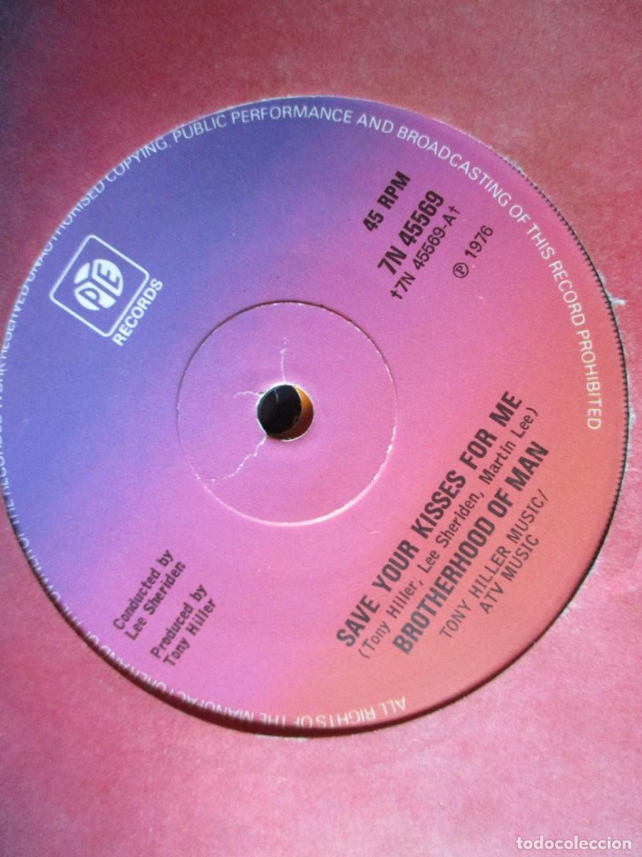 Discos de vinilo: BROTHERHOOD OF MAN - SAVE YOUR KISSES FOR ME