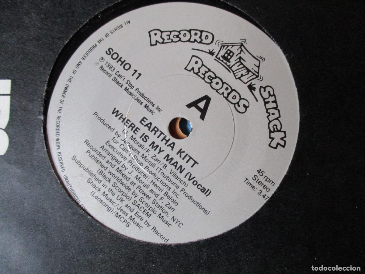 Discos de vinilo: EARTHA KITT - WHERE IS THE MAN