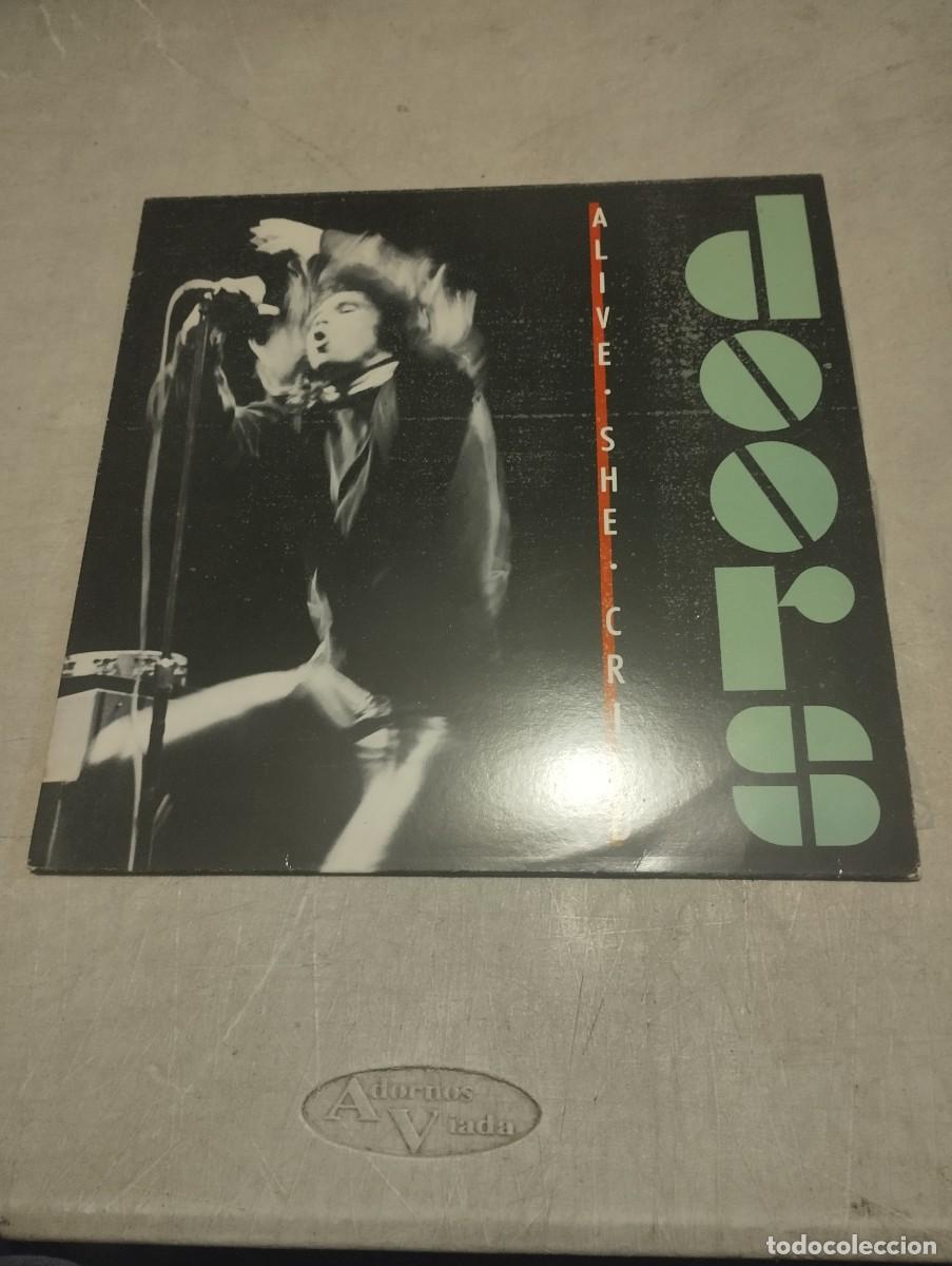 Discos de vinilo: DOORS LP ALIVE SHE CRIED ESP.1983 - Foto 1
