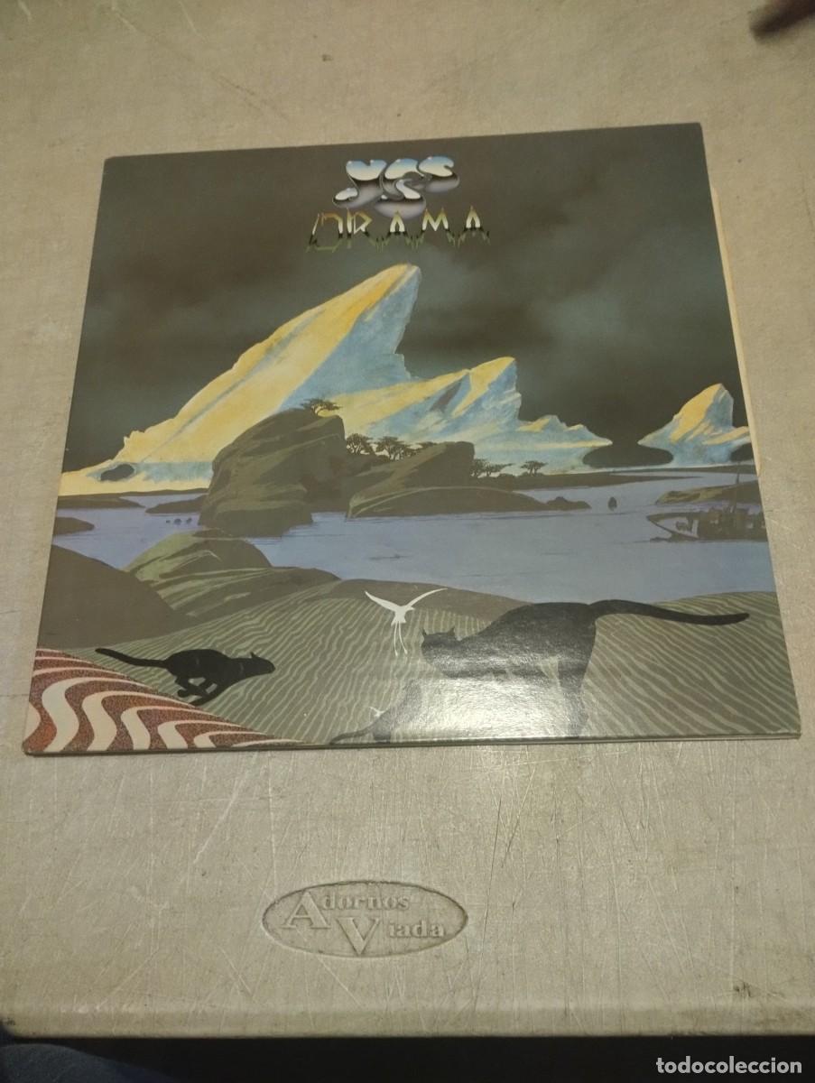 Discos de vinilo: YES LP DRAMA ESP.1982 INSERT LETRAS PORTADA ABIERTA