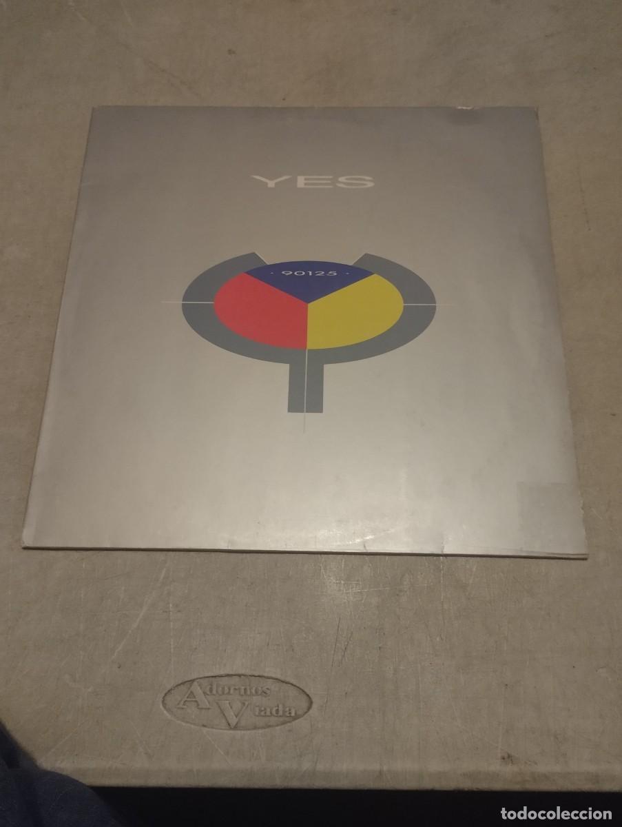 Discos de vinilo: YES LP 90125 ESP.1983 ENCARTE LETRAS