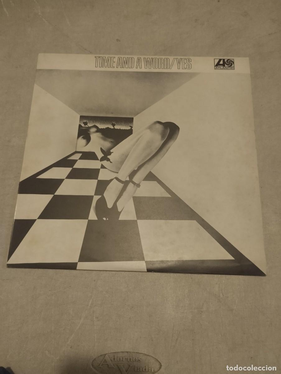 Discos de vinilo: YES LP TIME AND A WORD UK 1972 RE INSERT LETRAS