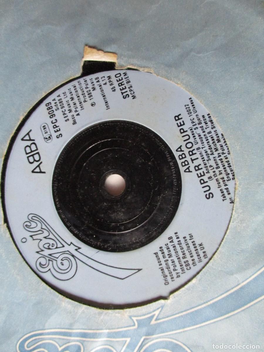 Discos de vinilo: ABBA - SUPER TROUPER SINGLE - Foto 1