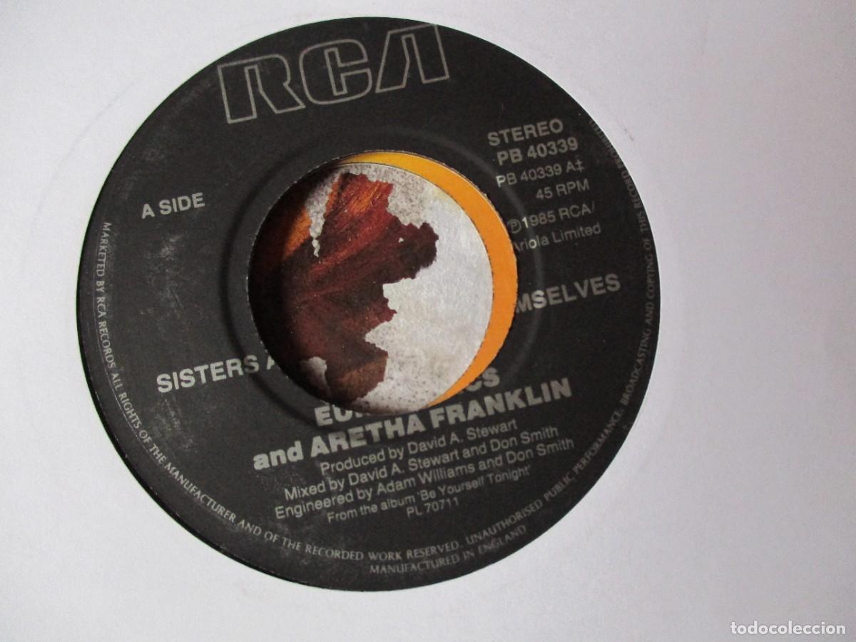 Discos de vinilo: EURYTHMICS Y ARETHA FRANKLIN - SISTERS ARE WE OUTSELVES