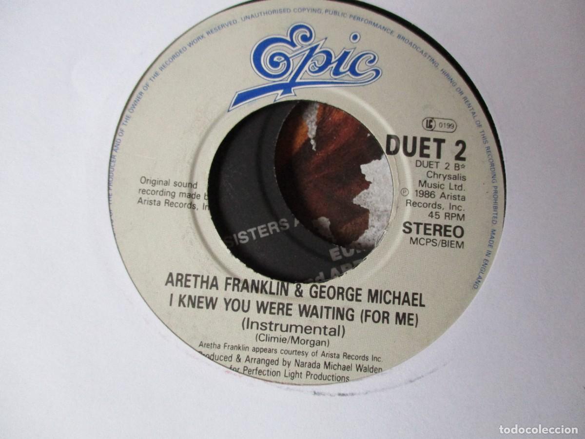 Discos de vinilo: ARETHA FRANKLIN Y GEORGE MICHAEL - I KNEW YOU ...