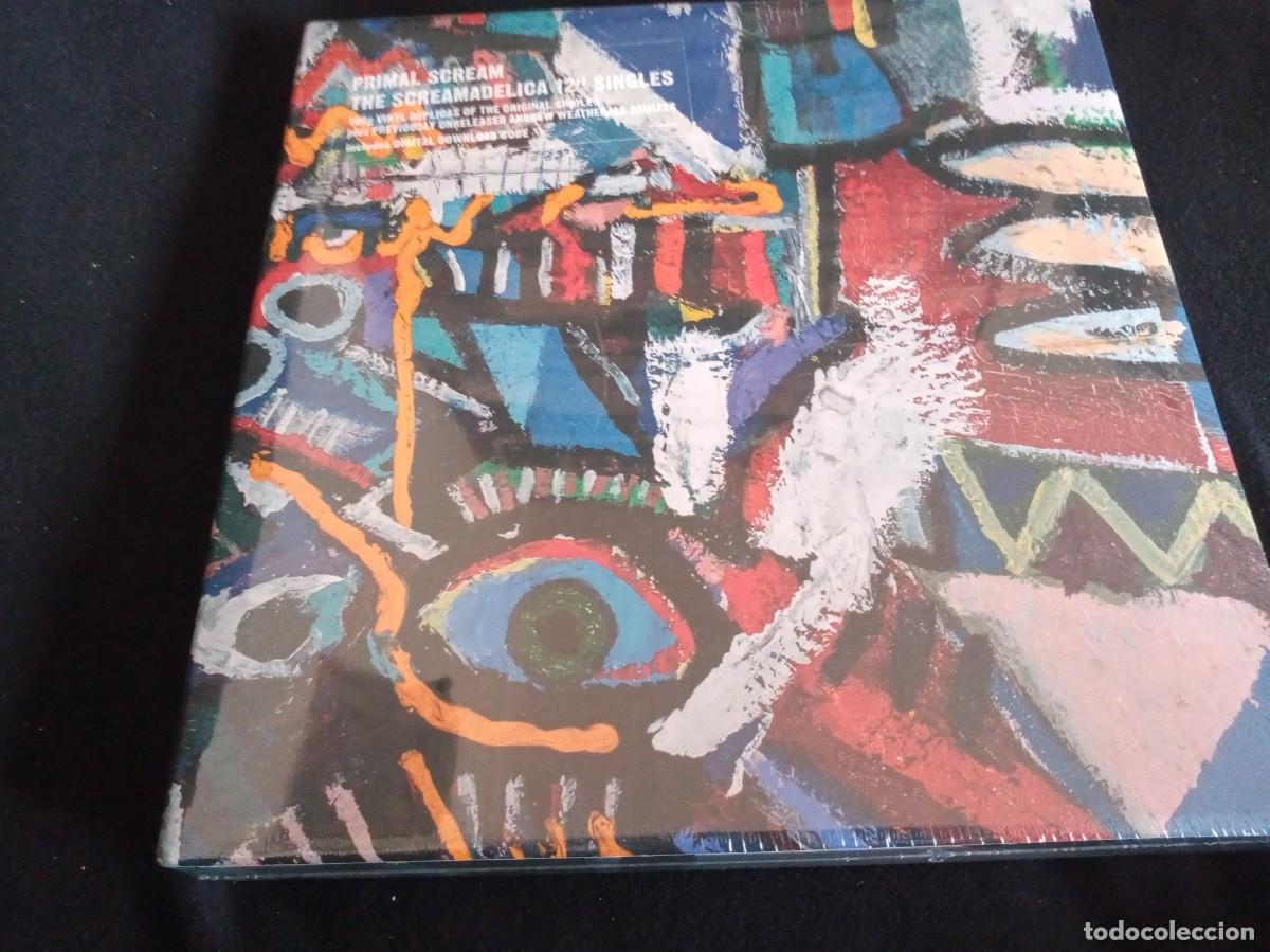 Discos de vinilo: PRIMAL SCREAM - Caja 10 maxis Screamadelica. Nuevo y precintado.