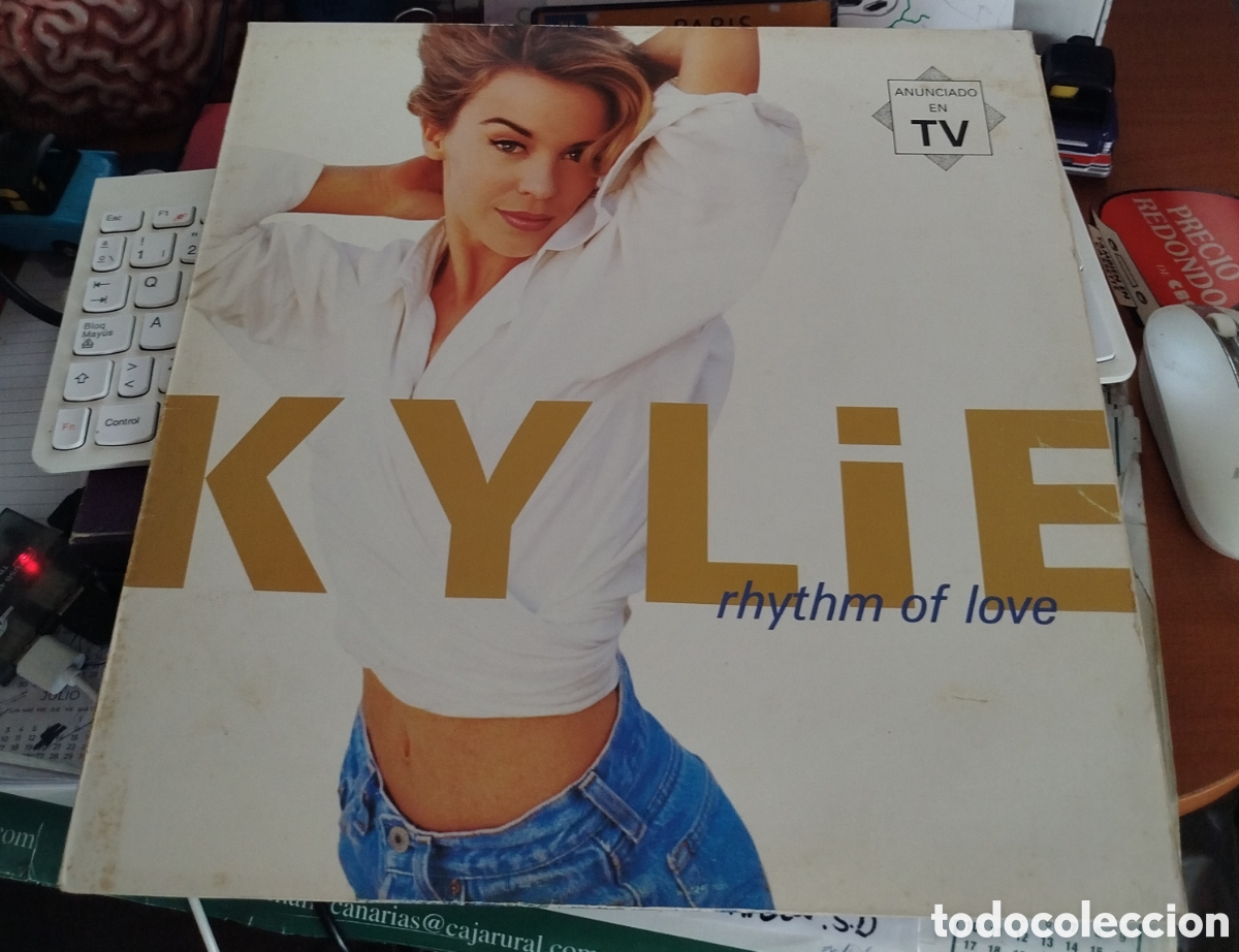 Discos de vinilo: Kylie Minogue - Rhythm of love.