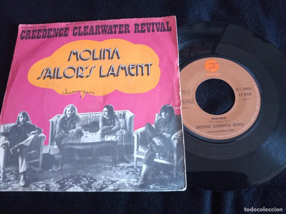 Discos de vinilo: CREEDENCE CLEARWATER REVIVAL - MOLINA - SINGLE - FRANCIA