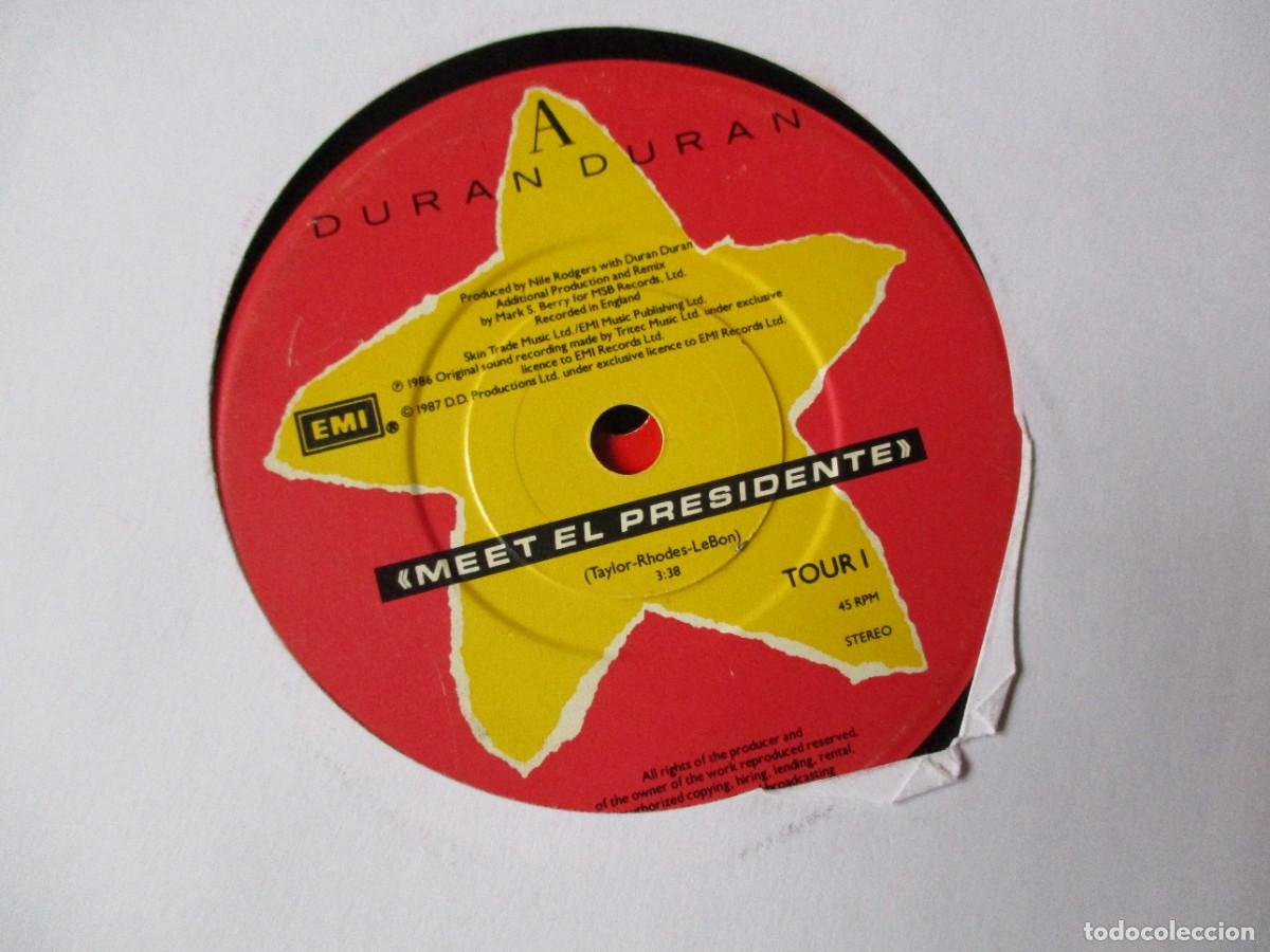 Discos de vinilo: DURAN DURAN - MEET THE PRESIDENT
