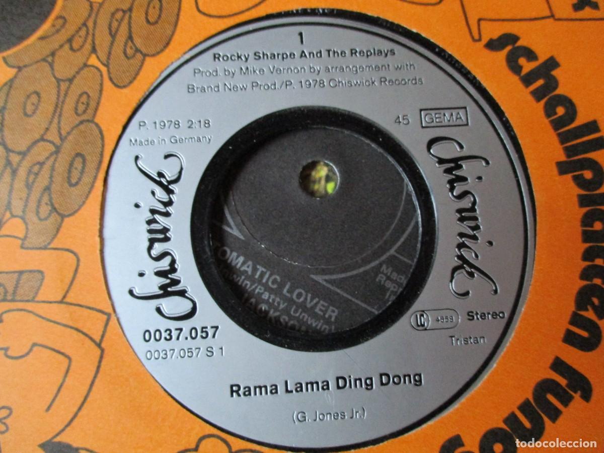 Discos de vinilo: ROCKY SHARPE AND THE REPLAYS - RAMA LAMA DING DONG