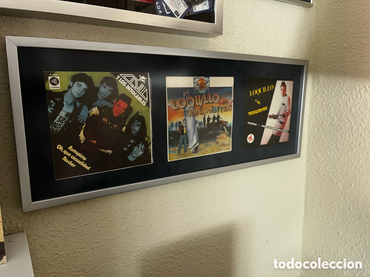 Discos de vinilo: Singles Loquillo Intocables y trogloditas - Foto 2
