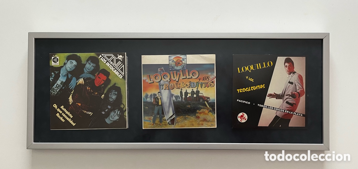 Discos de vinilo: Singles Loquillo Intocables y trogloditas