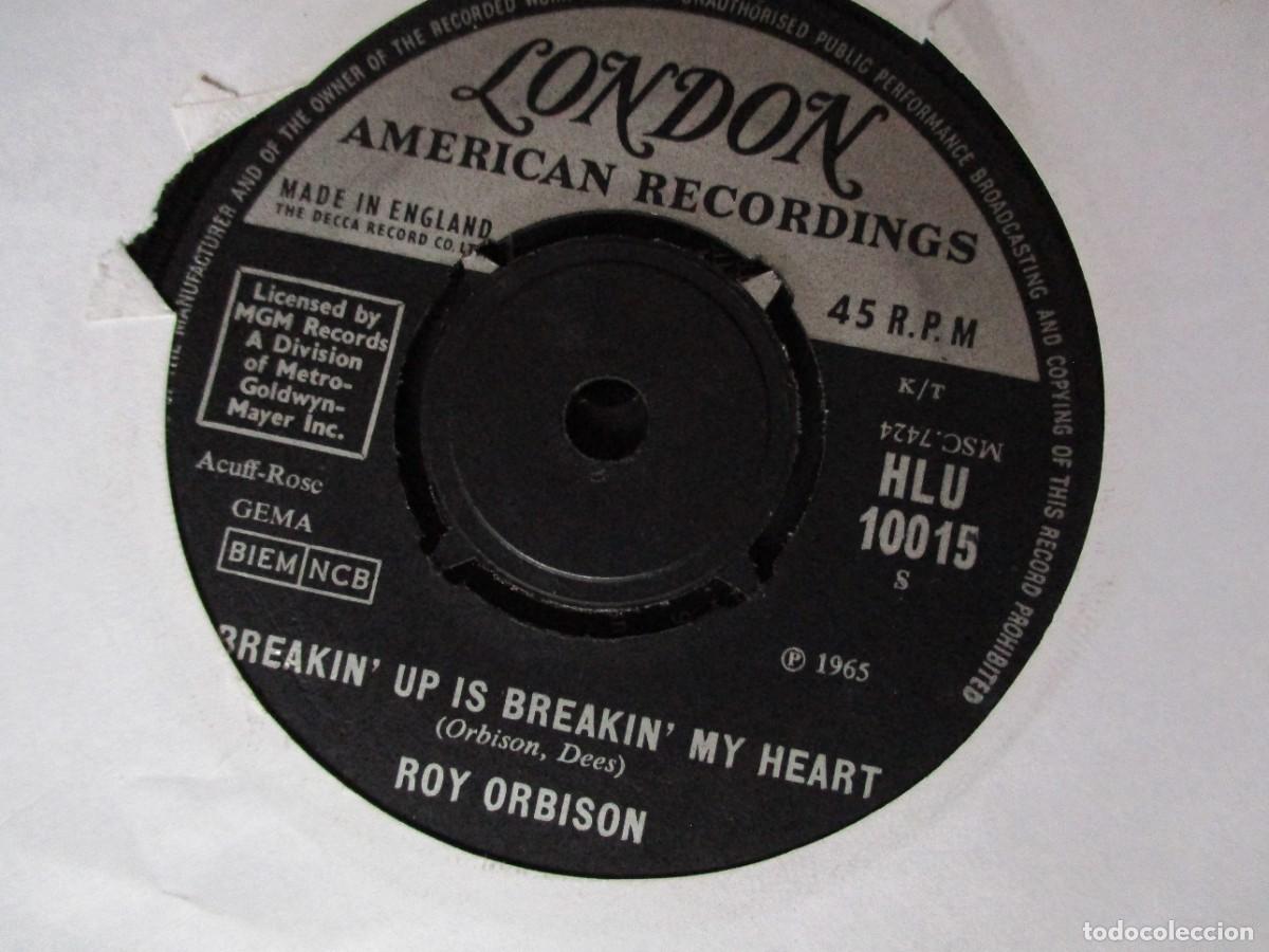 Discos de vinilo: ROY ORBISON - BREAKING UP ... - Foto 1