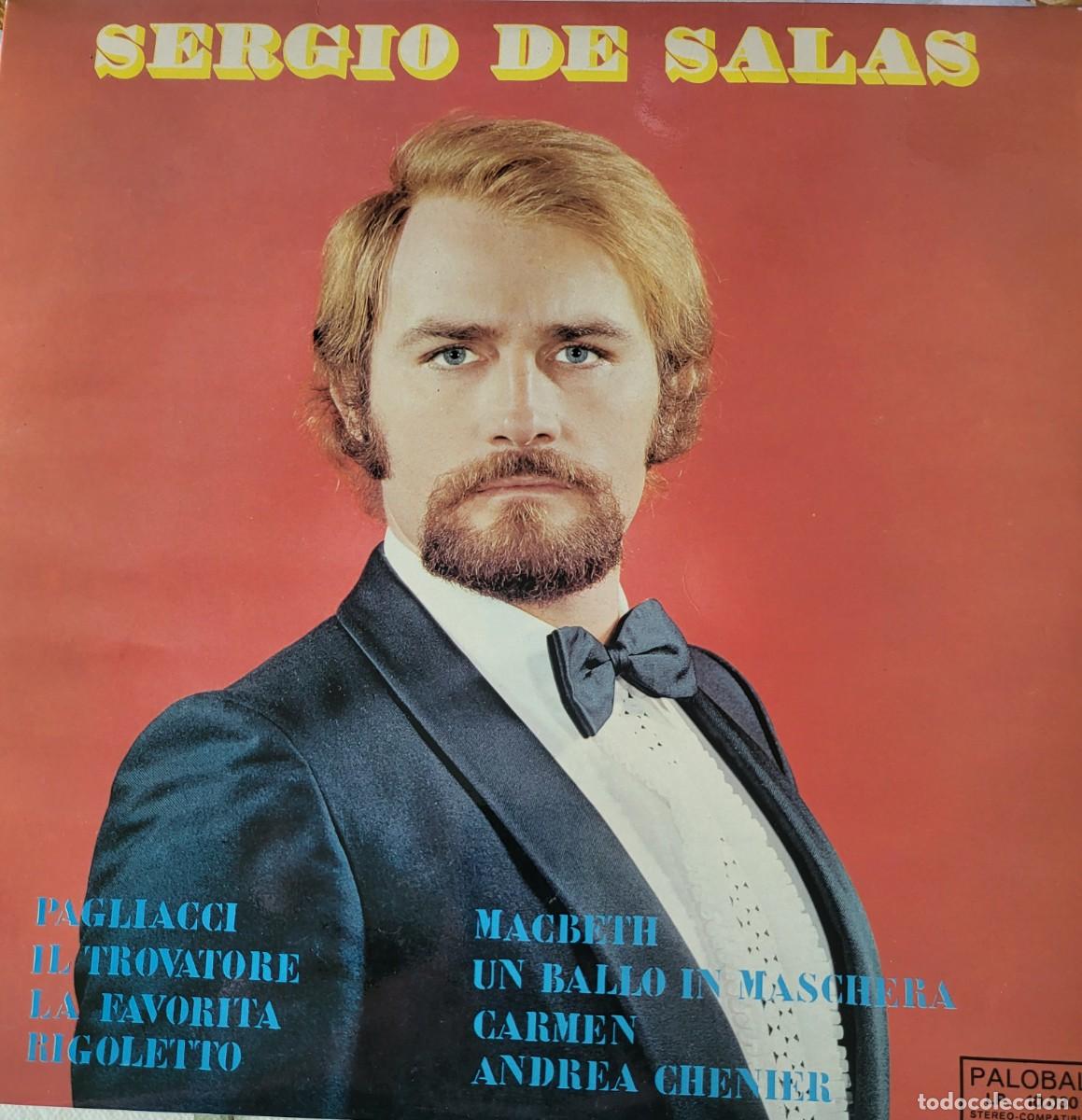 Discos de vinilo: Sergio de Salas canta arias de Opera Lp sello Palobal editado en Espa&ntilde;a a&ntilde;o 1974...