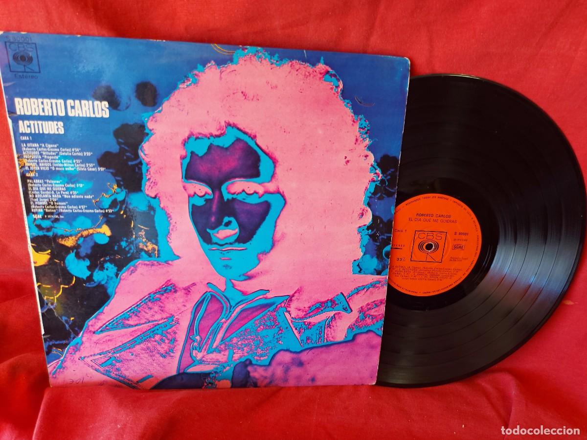 Discos de vinilo: LP ROBERTO CARLOS ACTITUDES 1974 ( PEDIDOS MINIMOS 10 &euro; ) CAJA N.&ordm; 2 - LP