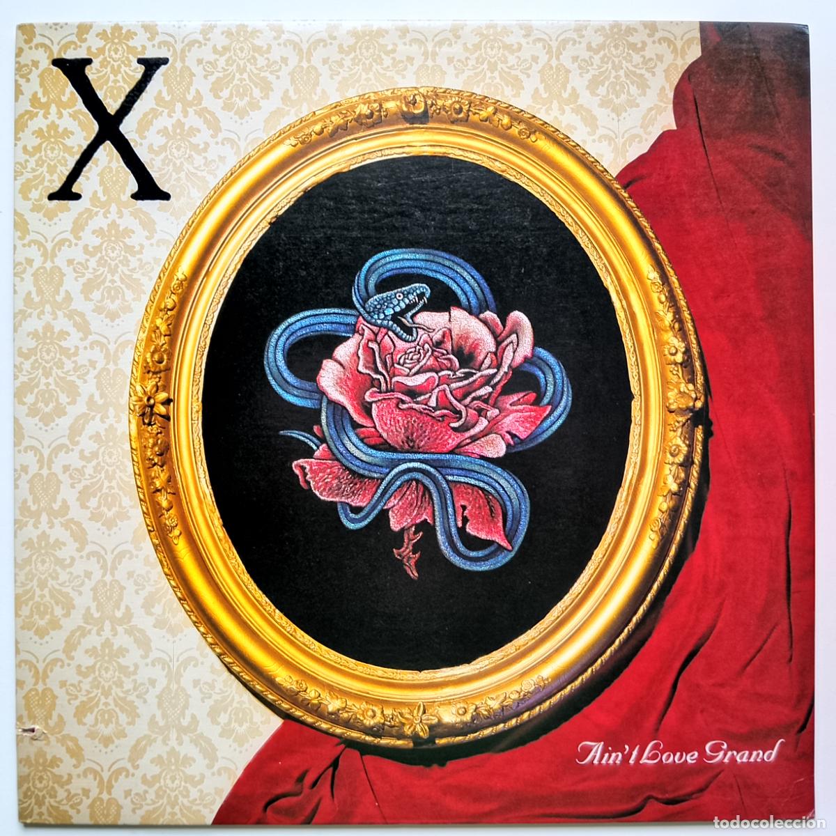 Discos de vinilo: X-Ain't Love Grand (LP Elektra 1985) LA punk. Exene Cervenka, John Doe, cover de Small Faces. Germs