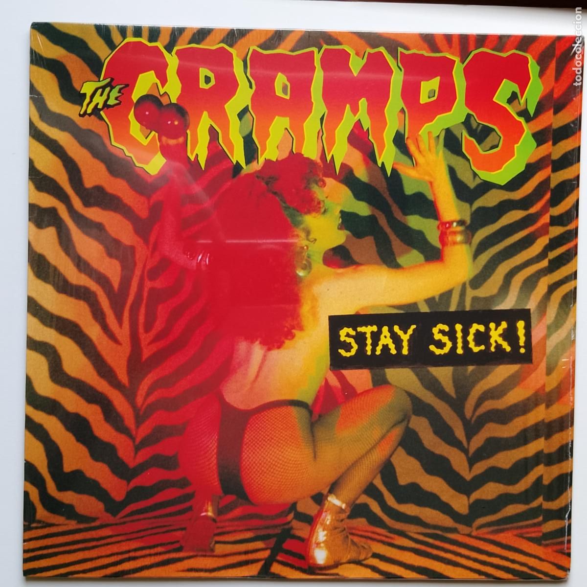 Discos de vinilo: The Cramps-Stay Sick! (LP Big Beat)reed. clasico 1990. Gun Club, Flat Duo Jets, White Stripes, Elvis