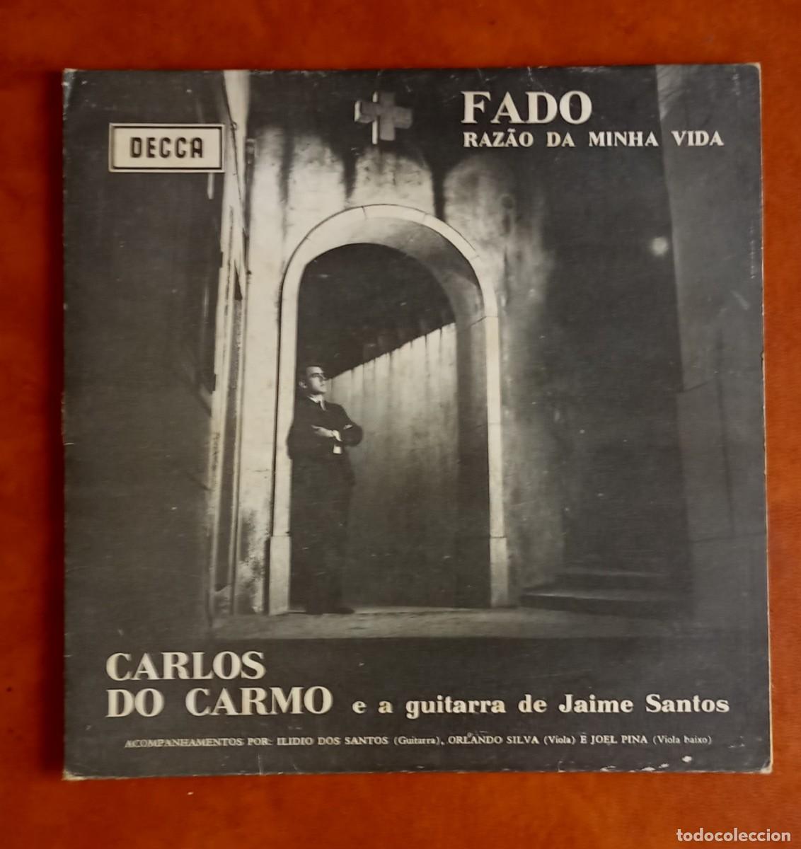 Discos de vinilo: Carlos do Carmo. Fado raz&atilde;o da minha vida. Portugal