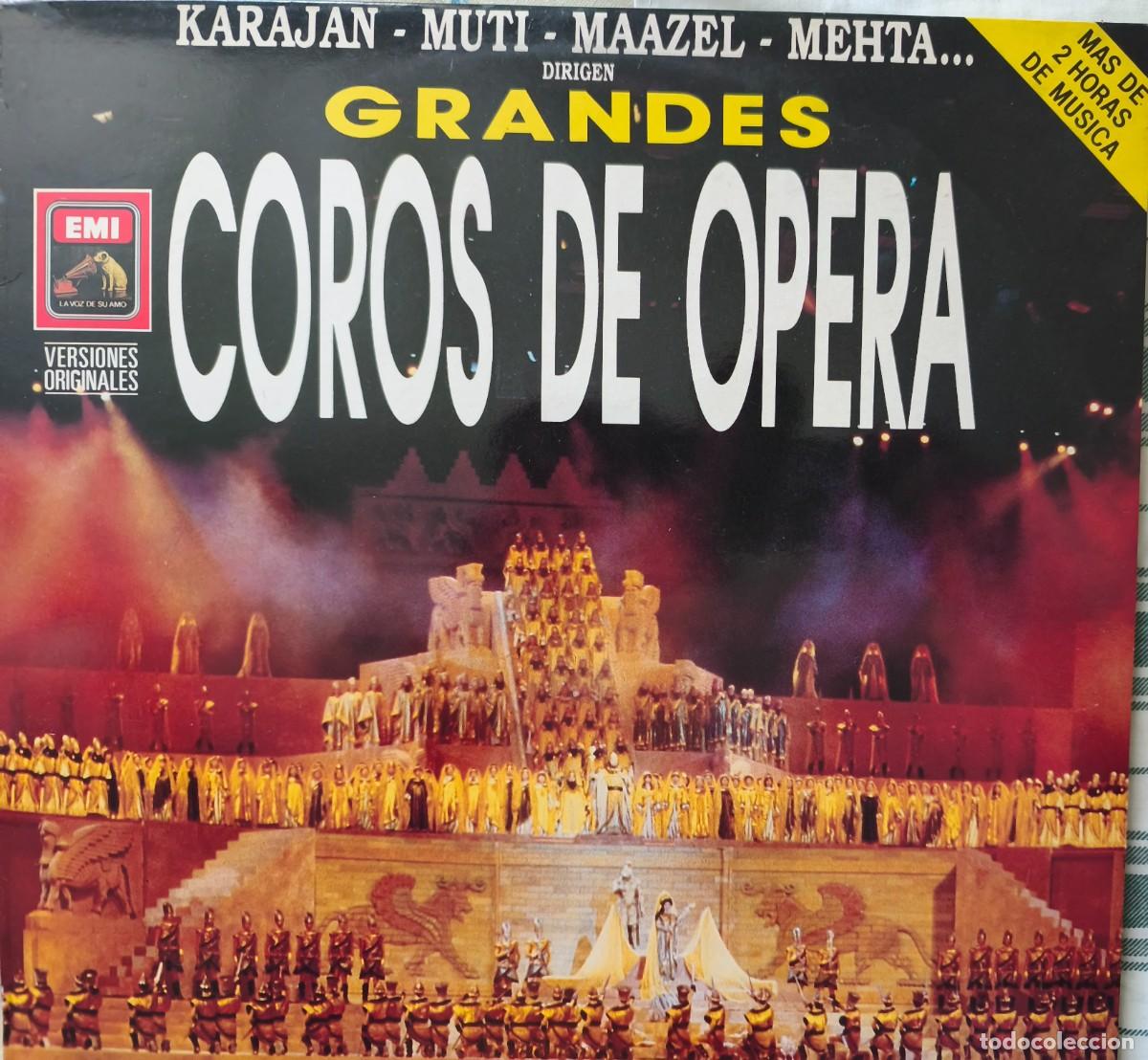 Disques de vinyle: Grandes Coros de &Oacute;pera 2lp&acute;s
