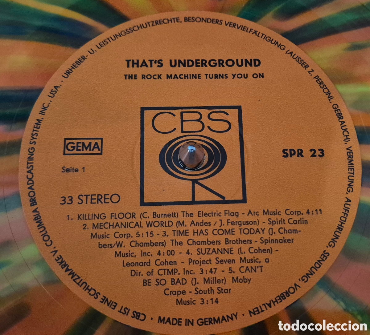 Discos de vinilo: LP Thats Underground 1968 Janis Joplin, Dylan etc - Foto 4