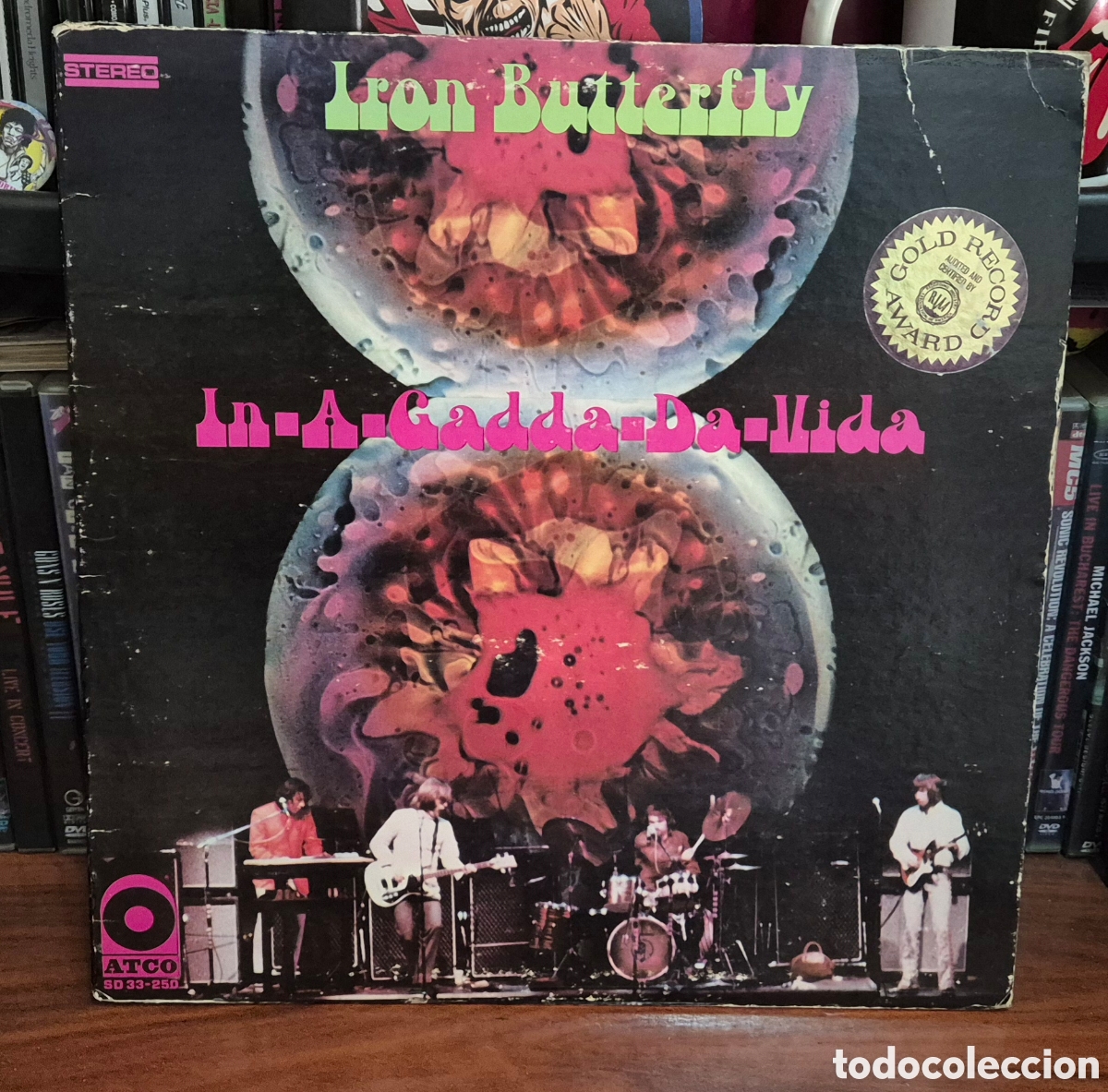 Discos de vinilo: Iron Butterfly In-A-Gadda-Da-Vida LP 1968 MISPRINT USA