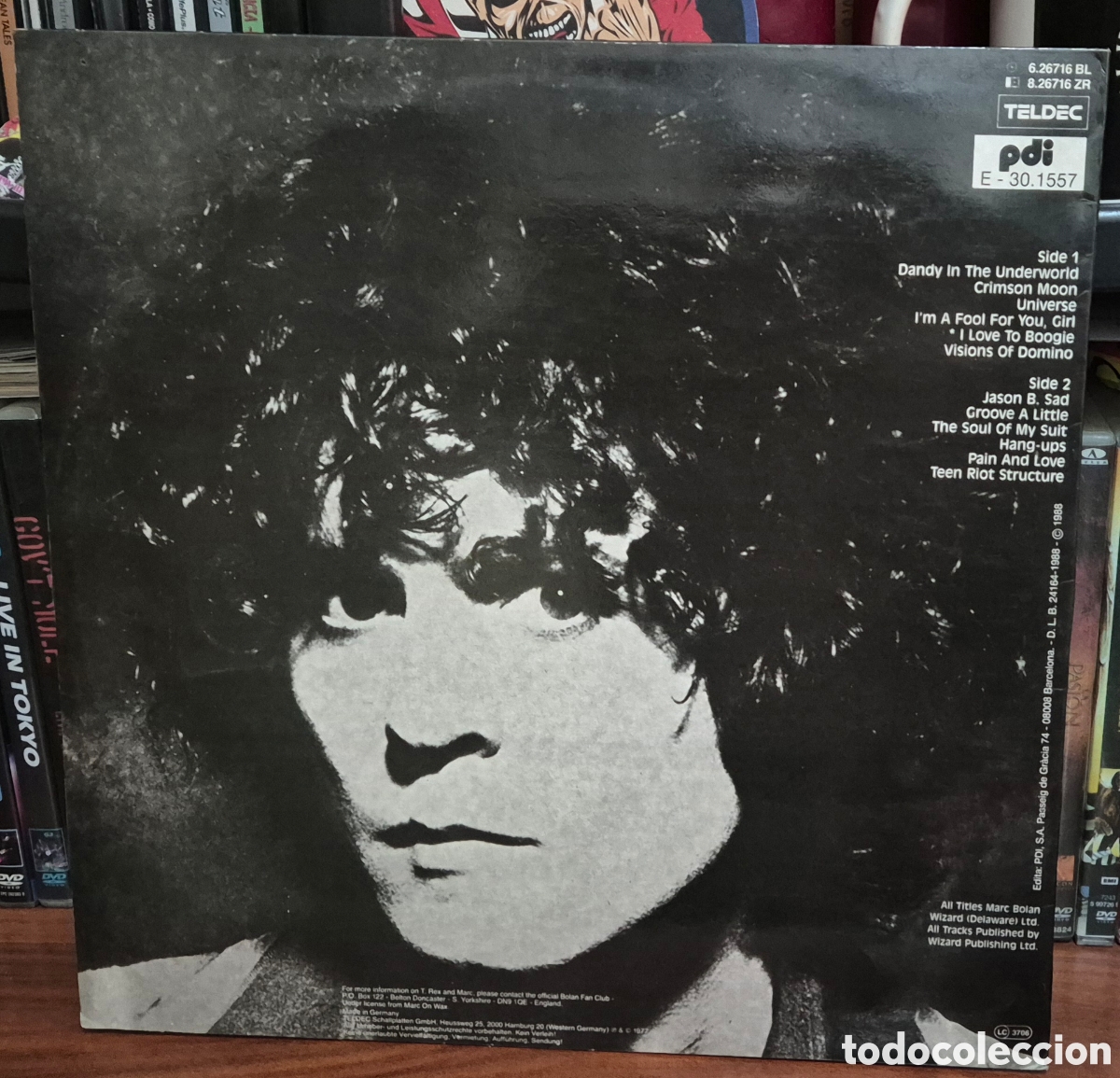 Discos de vinilo: T. Rex Marc Bolan &ndash; Dandy In The Underworld LP Spain - Foto 2