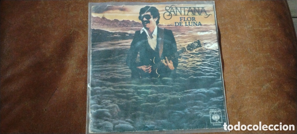 Discos de vinilo: SANTANA-FLOR DE LUNA-SINGLE-CBS/SPAIN-KSA
