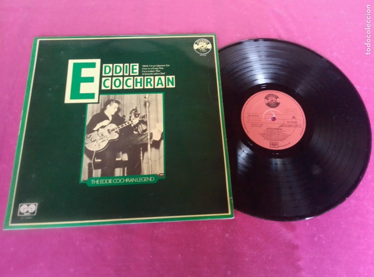 Discos de vinilo: EDDIE COCHRAN 1980 LP L31 3