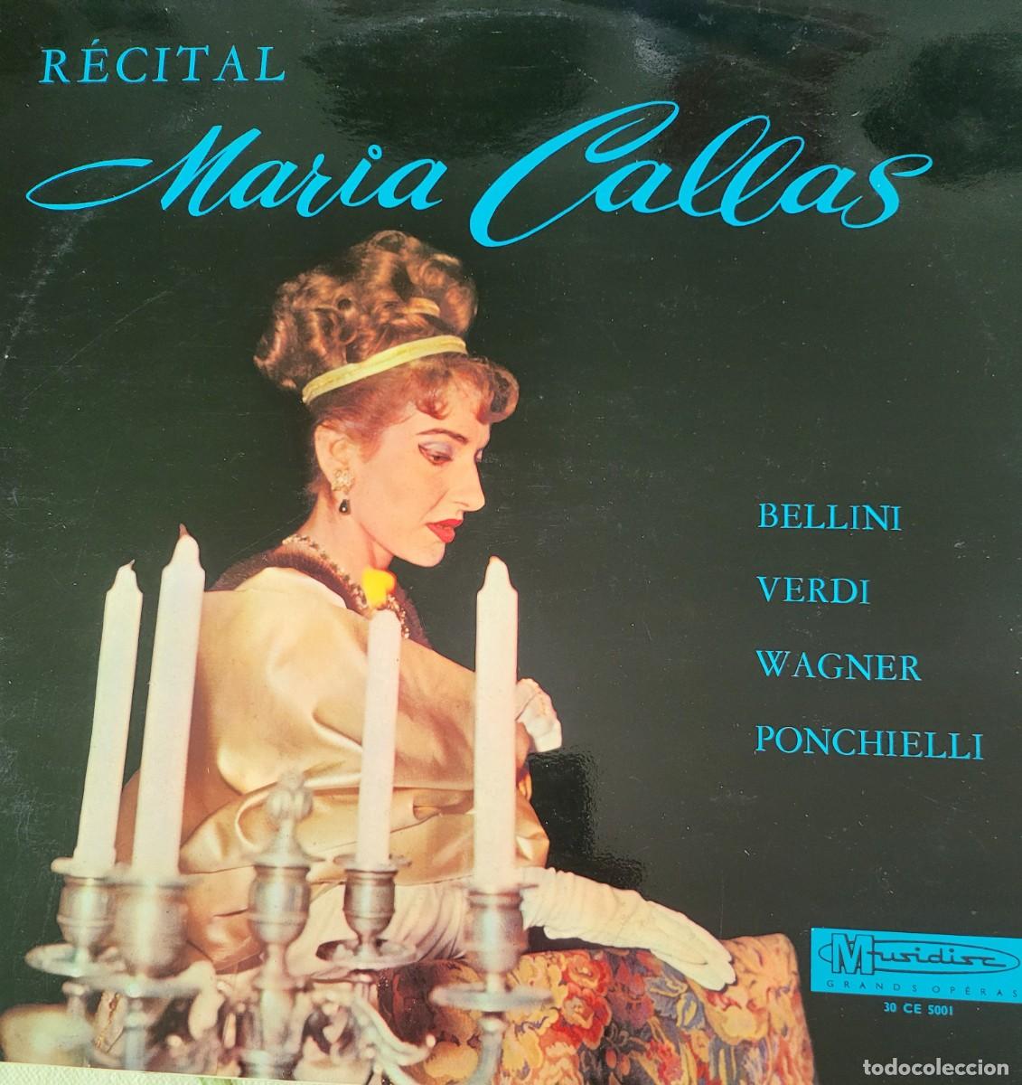 Discos de vinilo: Maria Callas Lp sello Musidisc editado en Francia...