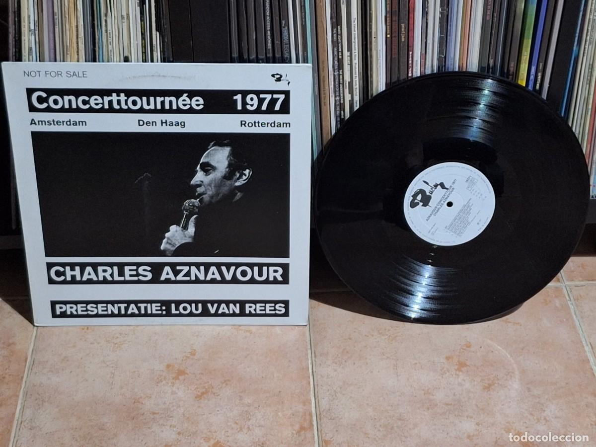 Discos de vinilo: Charles Aznavour &ndash; Concerttourn&eacute;e 1977 (Amsterdam, Den Haag, Rotterdam)PROMO Barclay &ndash; 19771