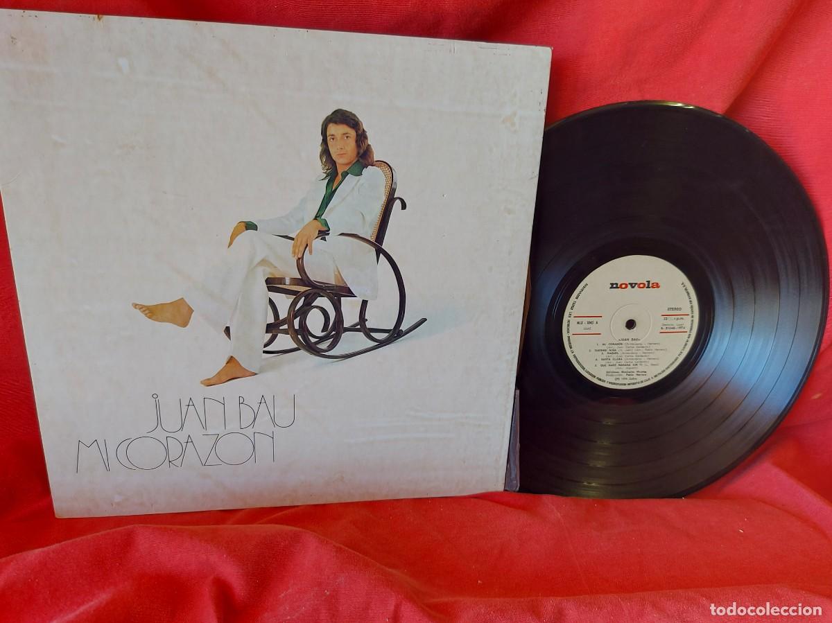 Discos de vinilo: LP JUAN BAU MI CORAZON 1974 ( PEDIDOS MINIMOS 10 &euro; ) CAJA N.&ordm; 2 - LP
