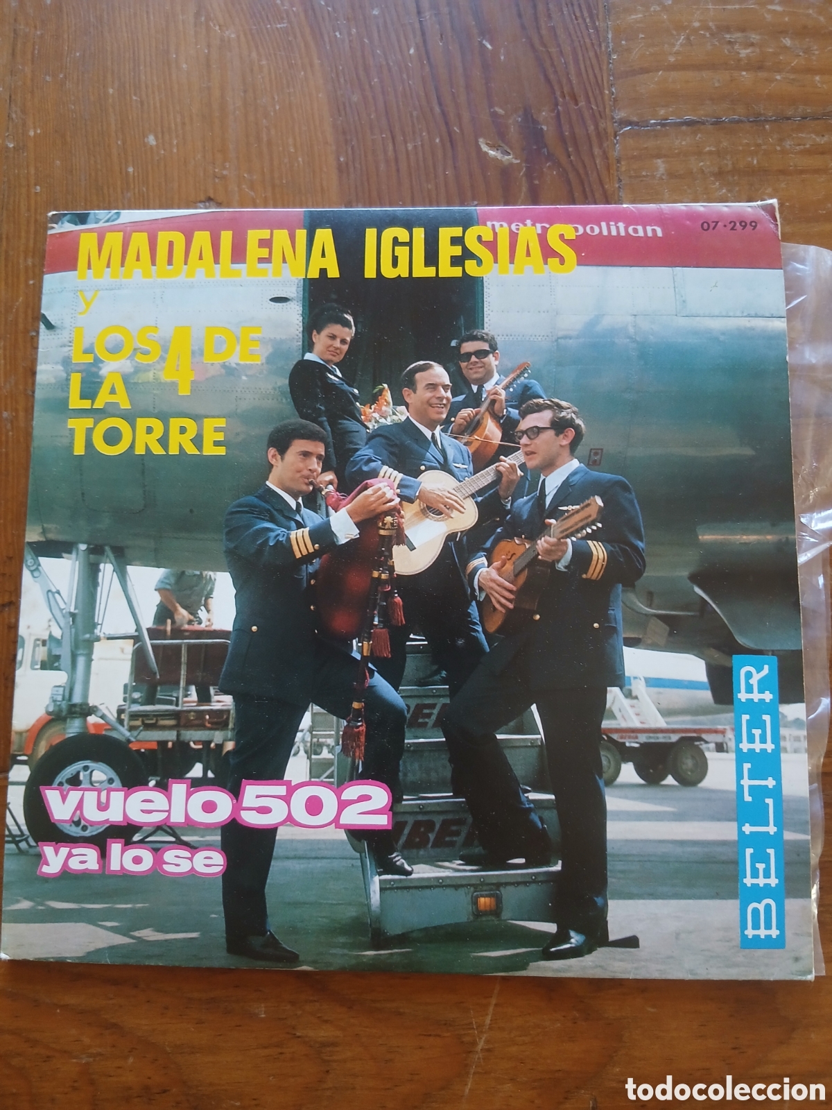 Discos de vinilo: Madalena iglesias y los cuatro de la torre. Vuelo 502