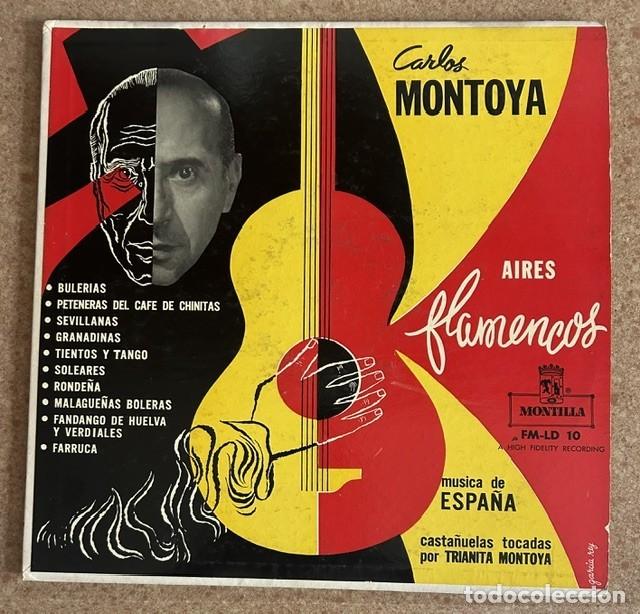 Discos de vinilo: CARLOS MONTOYA - AIRES FLAMENCOS - EDITADO EN EE.UU
