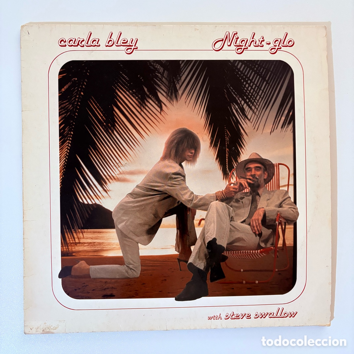 Discos de vinilo: lp Carla Bley with Steve Swallow &ndash; Night-glo edicion alemana de 1985
