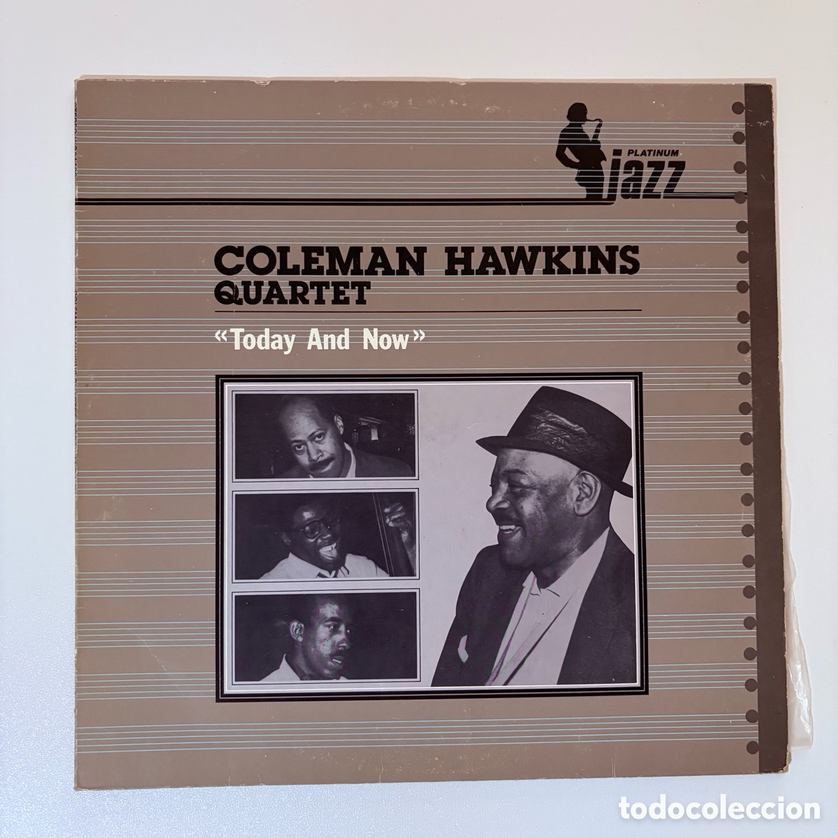 Discos de vinilo: lp Coleman Hawkins Quartet &ndash; Today And Now edicion espa&ntilde;ola de 1982