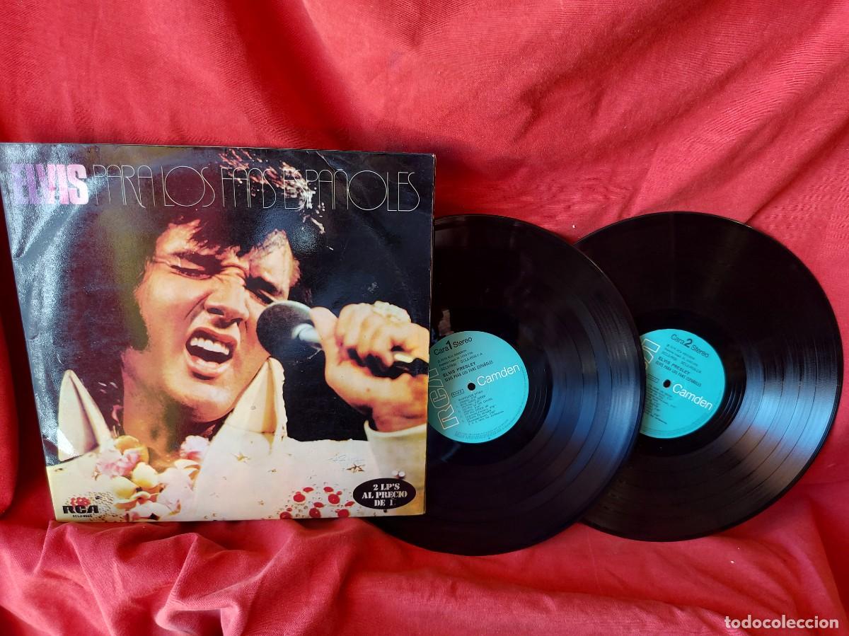 Discos de vinilo: LP ELVYS PRESLEY PARA LOS FANS ESPA&Ntilde;OLES 1976 ESPA&Ntilde;A ( PEDIDOS MINIMOS 10 &euro; ) CAJA N.&ordm; 2 - LP