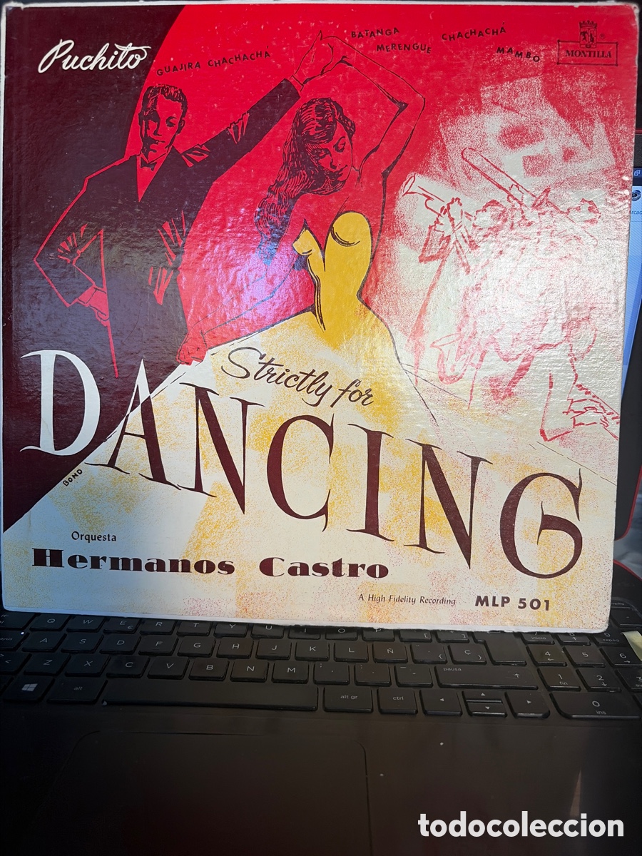 Discos de vinilo: ORQUESTA HERMANOS CASTRO CON CARLITOS DIAZ - STRICTLY FOR DANCING LP MUY RARO USA