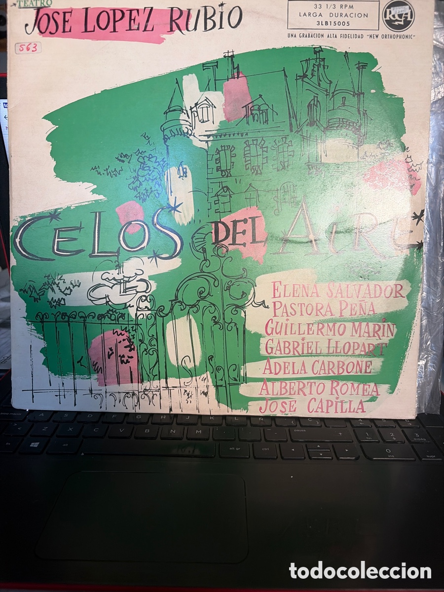 Vinyl-Schallplatten: JOSE LOPEZ RUBIO - CELOS DEL AIRE LP DOBLE COMEDIA EN TRES ACTOS