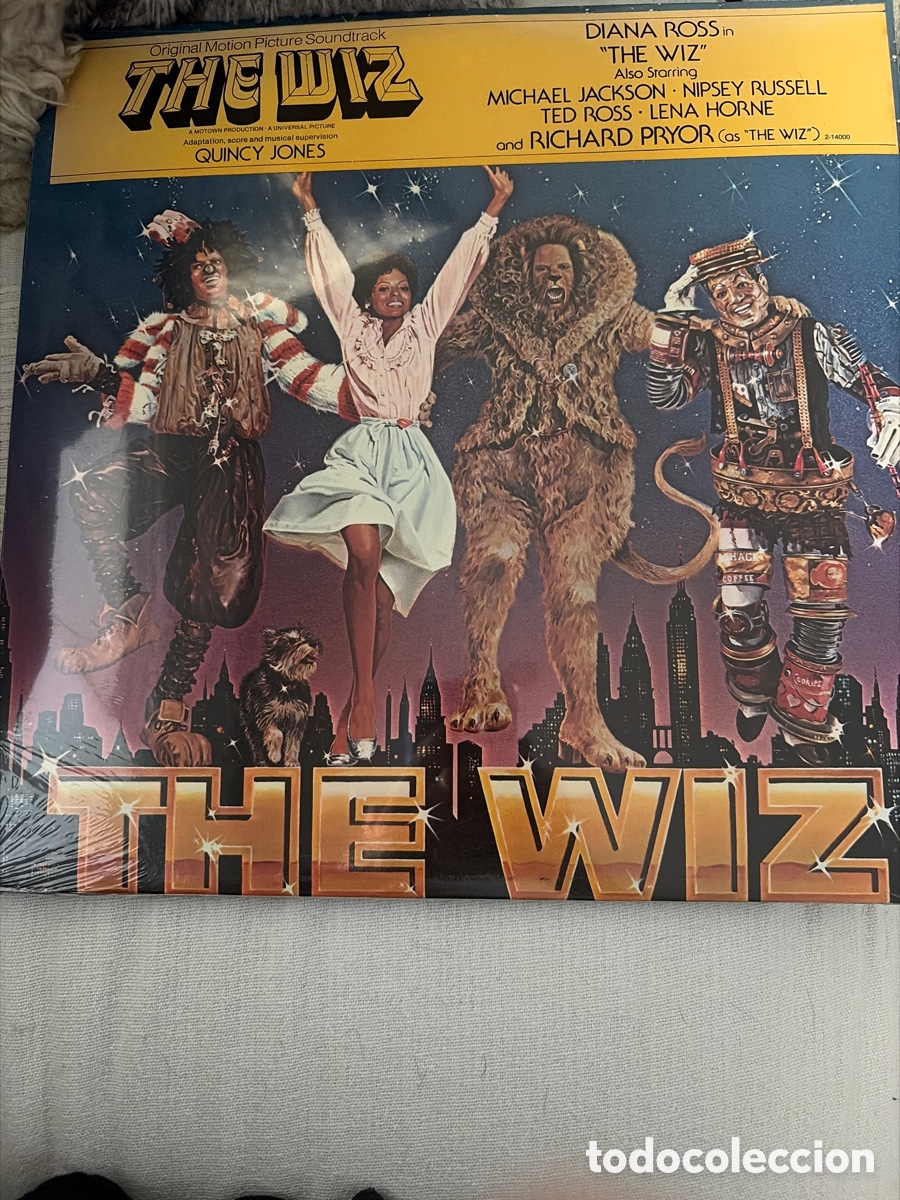 Discos de vinilo: THE WIZ - DIANA ROSS, MICHAEL JACKSON , QUINCY JONES, RICHARD PRYOR LP PRECINTADO