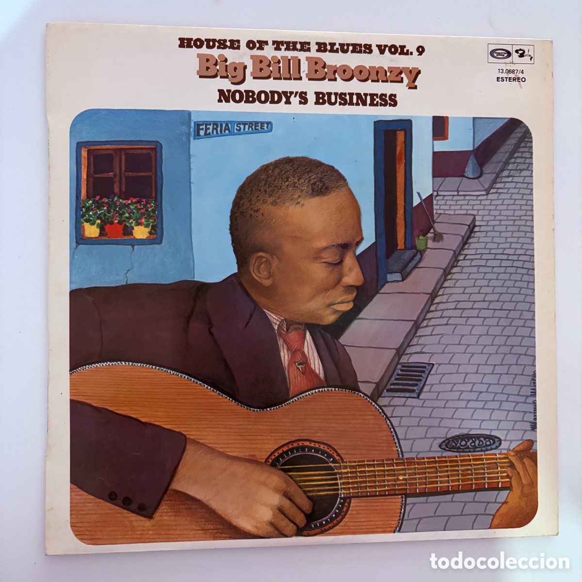 Discos de vinilo: lp Big Bill Broonzy &ndash; Nobody's Business edicion espa&ntilde;ola de 1975