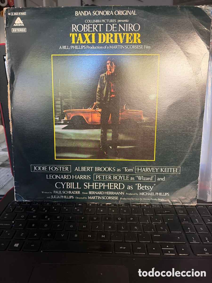 Discos de vinilo: BSO TAXI DRIVER - BERNARD HERRMANN LP SPAIN